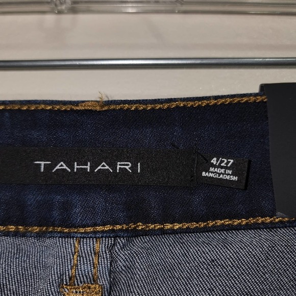 NWT Tahari Kelly Ankle Skinny Jeans Size 4 Dark Wash Mid Rise - Picture 5 of 5